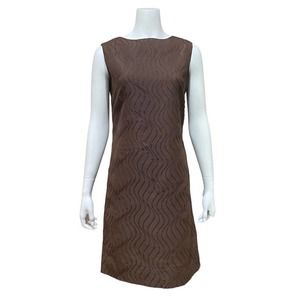 Vintage Brown Sleeveless Dress Union Made